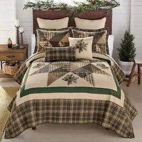 Donna Sharp Pine Star Decor 2-pc. Multi-Pack Rectangular Square Throw Pillow
