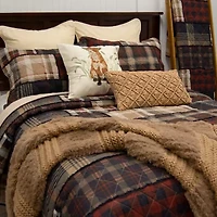 Donna Sharp Lj Plaid Hypoallergenic Quilt Set