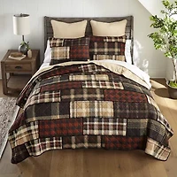 Donna Sharp Lj Plaid Hypoallergenic Quilt Set