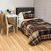 Donna Sharp Lj Plaid Hypoallergenic Quilt Set