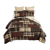 Donna Sharp Lj Plaid Hypoallergenic Quilt Set