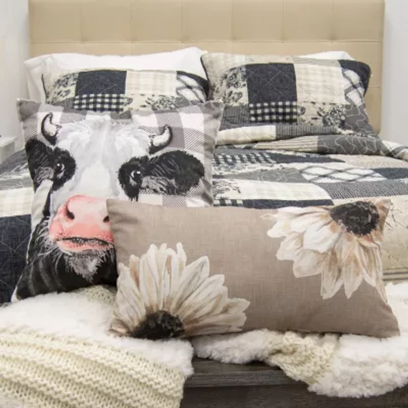 Donna Sharp Augusta Decor 2-pc. Multi-Pack Rectangular Square Throw Pillow