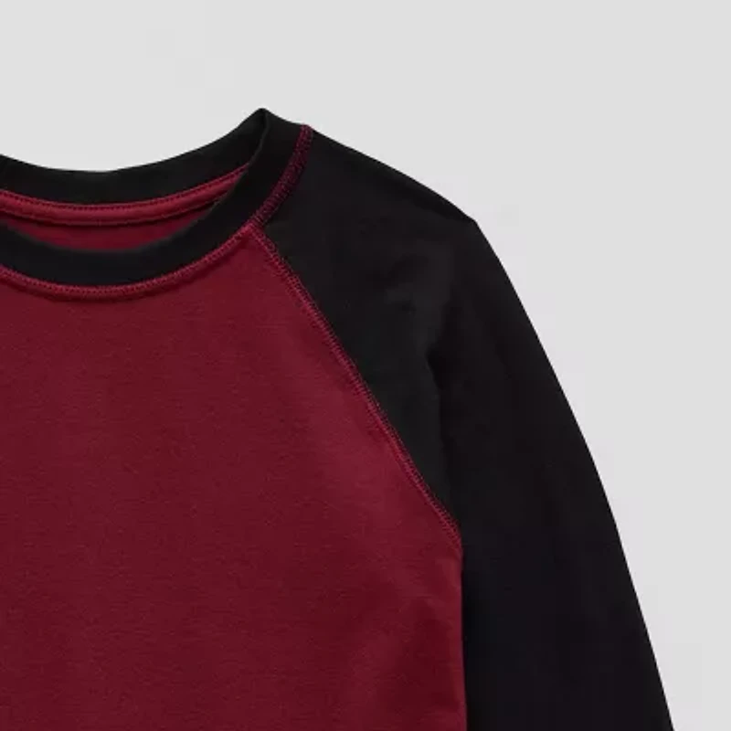 Thereabouts Little & Big Kid Boys Crew Neck Long Sleeve T-Shirt