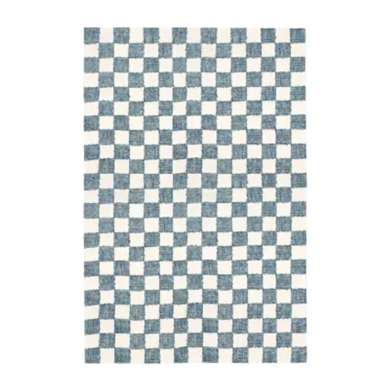 Liora Manne Savannah Checked Hand Tufted Rectangular Area Rug