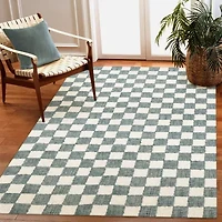 Liora Manne Savannah Checked Hand Tufted Rectangular Area Rug
