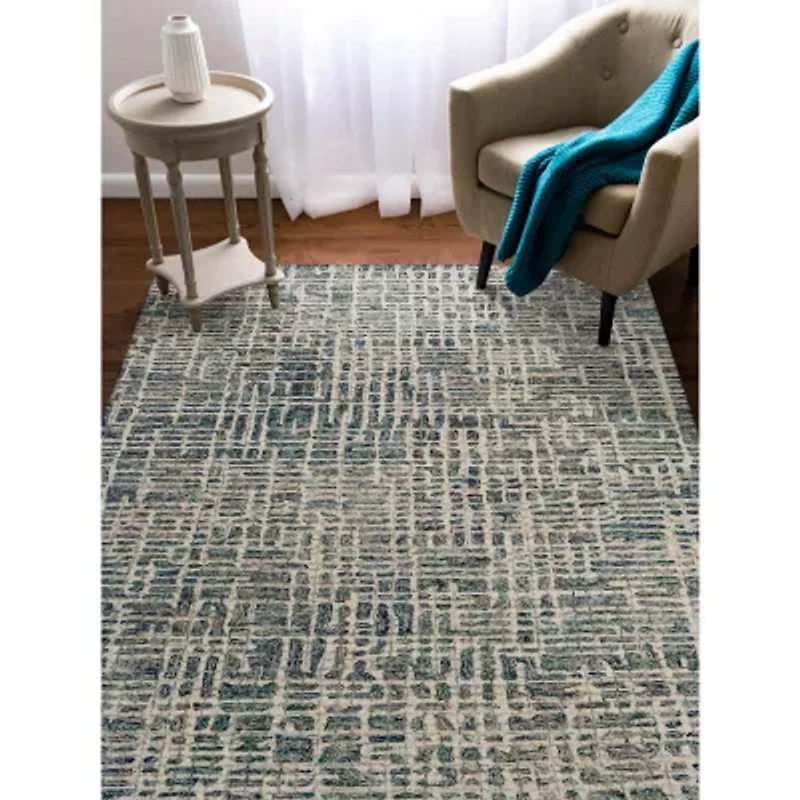 Liora Manne Savannah Grid Geometric Hand Tufted Rectangular Area Rug