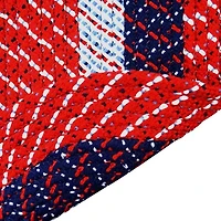 Better Trends Country Stripe Braided 4' X 6'  Oval Area Rug