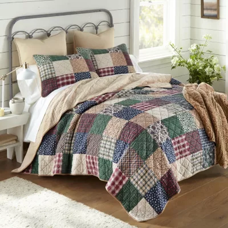 Donna Sharp Rustic Paisley 3-pc. Hypoallergenic Quilt Set
