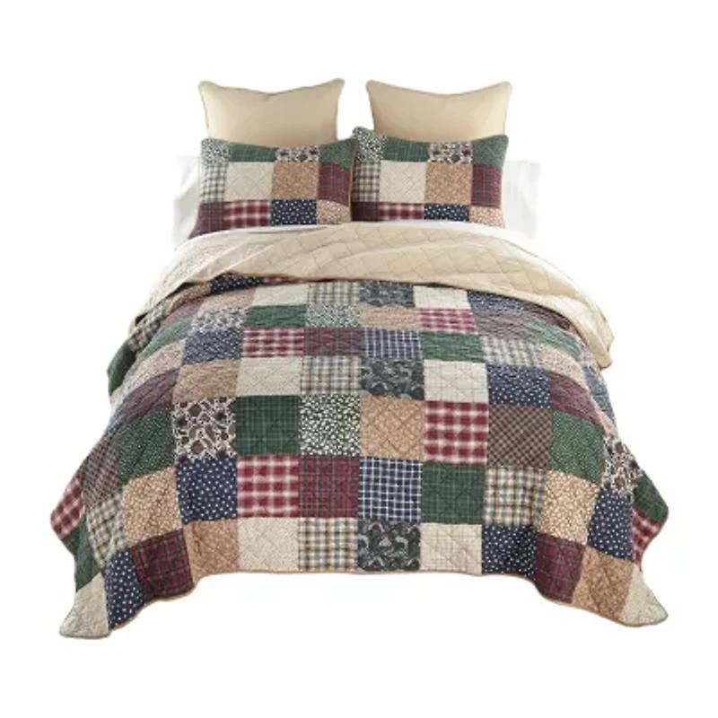 Donna Sharp Rustic Paisley 3-pc. Hypoallergenic Quilt Set