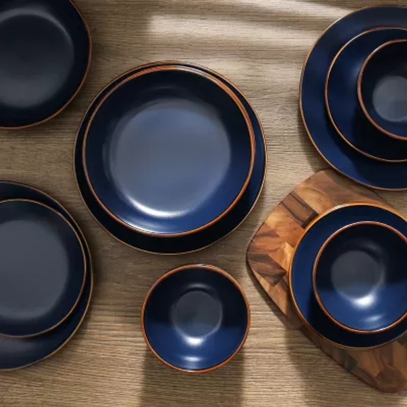 Stone + Lain Brasa 32-pc. Stoneware Dinnerware Set
