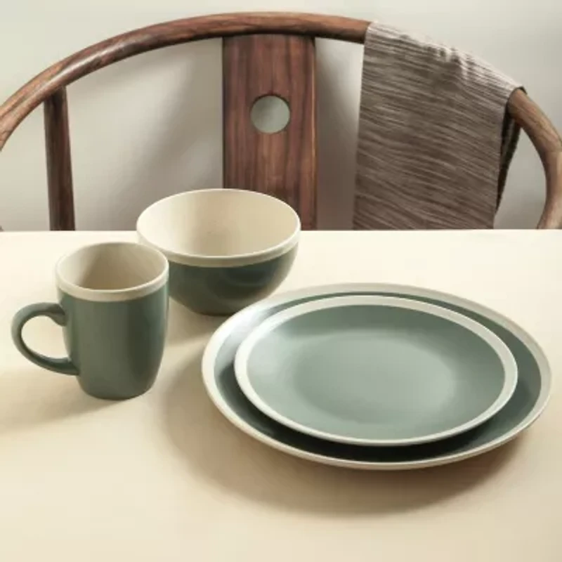 Stone + Lain Serenity 32-pc. Stoneware Dinnerware Set