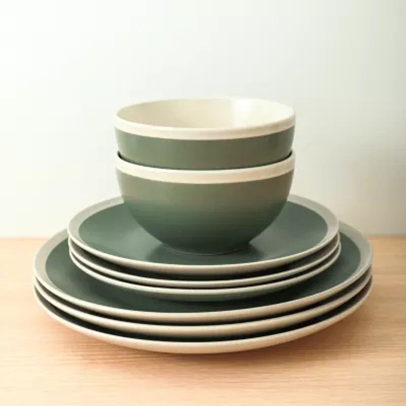 Stone + Lain Serenity 32-pc. Stoneware Dinnerware Set