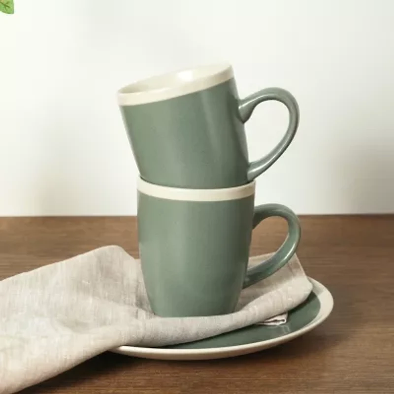 Stone + Lain Serenity 32-pc. Stoneware Dinnerware Set