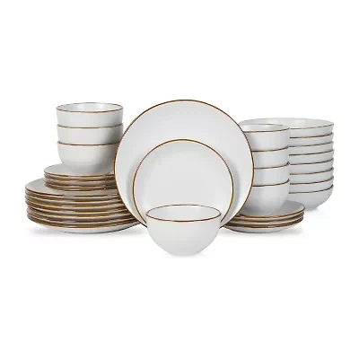 Stone + Lain Brasa 32-pc. Stoneware Dinnerware Set
