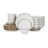 Stone + Lain Brasa 32-pc. Stoneware Dinnerware Set