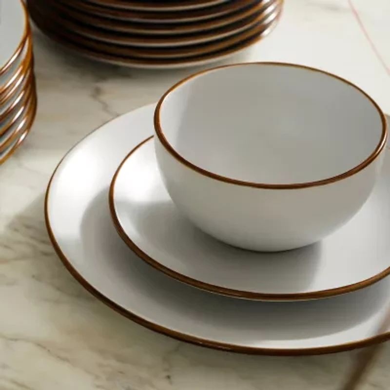 Stone + Lain Brasa 32-pc. Stoneware Dinnerware Set