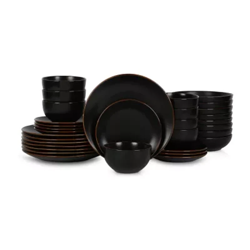 Stone + Lain Brasa 32-pc. Stoneware Dinnerware Set