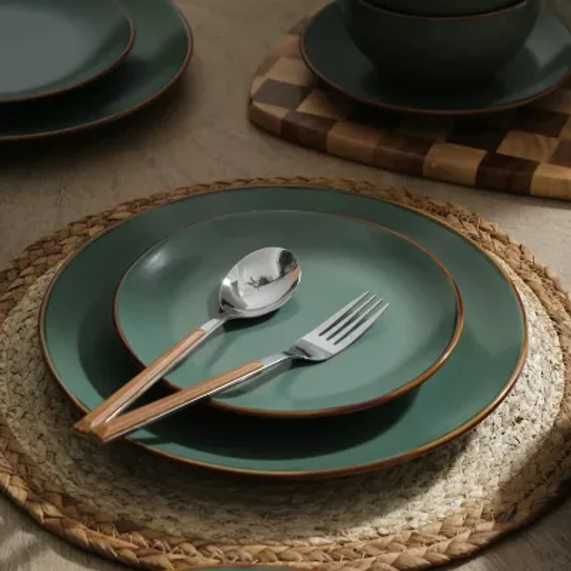 Stone + Lain Brasa 32-pc. Stoneware Dinnerware Set