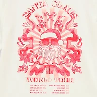 Thereabouts Holiday Little & Big Kid Girls Round Neck Long Sleeve Regular Fit Graphic T-Shirt