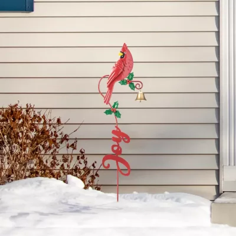 Glitzhome Metal Bell Christmas Yard Art