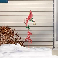Glitzhome Metal Bell Christmas Yard Art