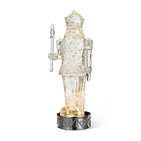 Glitzhome 12.5" Nutcracker Christmas Snow Globe
