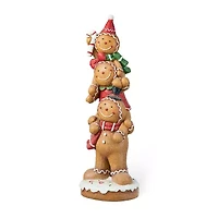 Glitzhome 29.25" Gingerbread Man Christmas Porch Sign