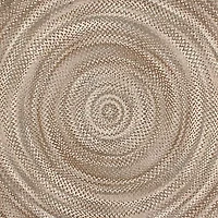 Better Trends Ombre Chenille Stripe Braided 5' X 7' Oval Area Rug