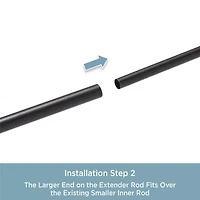 Kenney Curtain Rod Extender