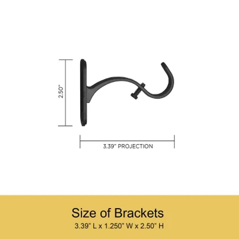 Kenney Weaver 1 IN Adjustable Curtain Rod