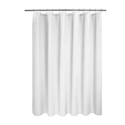 Awesome Home™ Spa Cotton Blend Waffle Shower Curtain