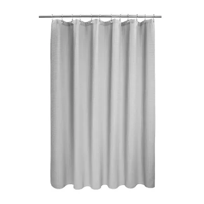 Awesome Home™ Spa Cotton Blend Waffle Shower Curtain