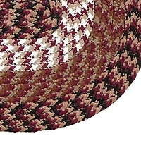 Better Trends Alpine Stripe Braided 3 Pc Oval Rug Set
