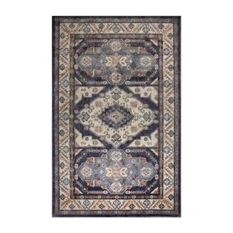 Liora Manne Ariana Floral Medallion Rectangular Area Rug