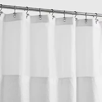 Awesome Home™ Polyester Waffle Snap In Liner Shower Curtain Set