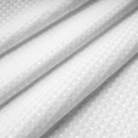 Awesome Home™ Polyester Waffle Snap In Liner Shower Curtain Set