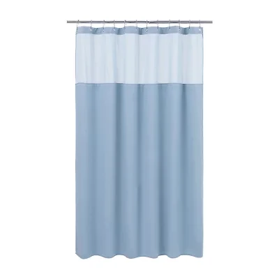 Awesome Home™ Polyester Waffle Snap Liner Shower Curtain Set