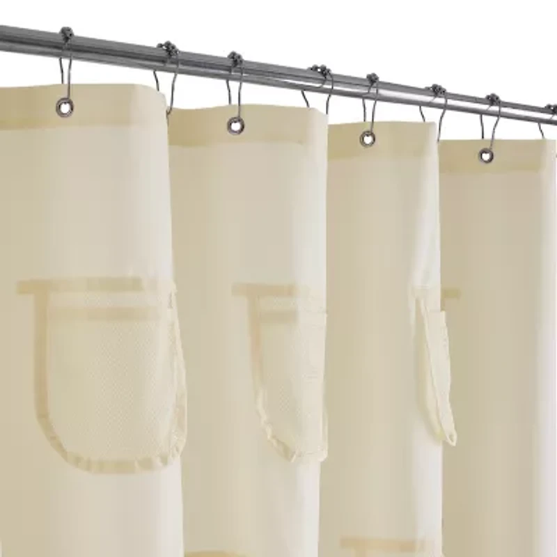 Awesome Home™ With Mesh Pockets Shower Curtain