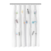 Awesome Home™ With Mesh Pockets Shower Curtain