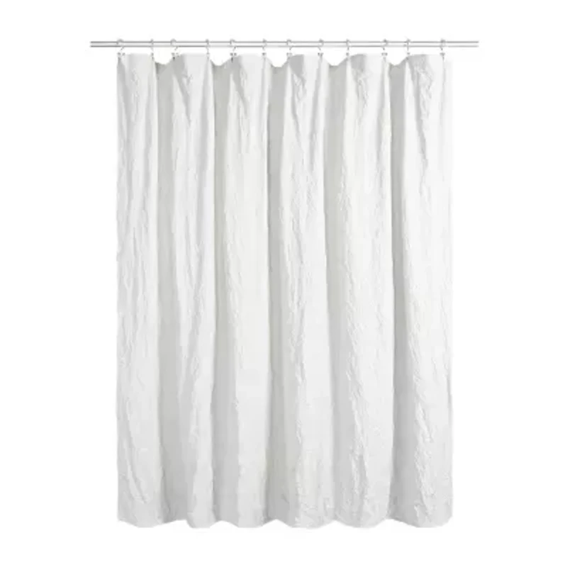 Awesome Home™ Solid Texture Shower Curtain