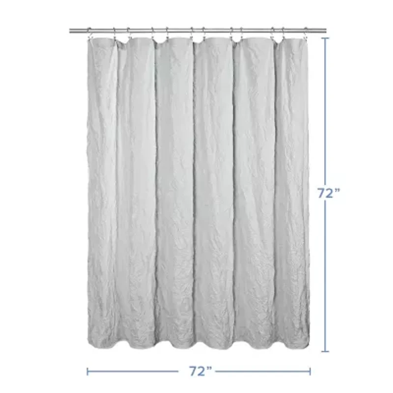 Awesome Home™ Solid Texture Shower Curtain