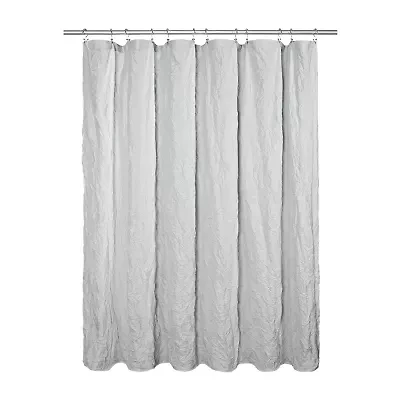 Awesome Home™ Solid Texture Shower Curtain