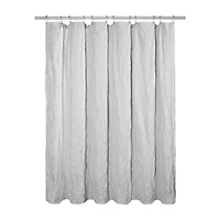 Awesome Home™ Solid Texture Shower Curtain