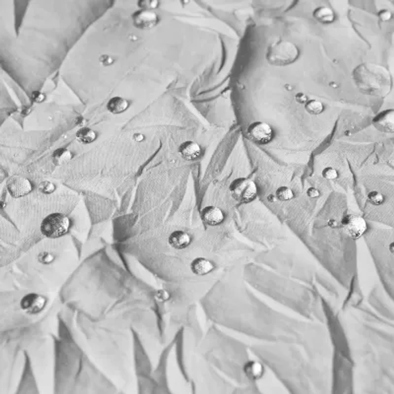 Awesome Home™ Solid Texture Shower Curtain