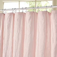 Awesome Home™ Solid Texture Shower Curtain