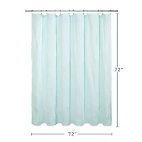 Awesome Home™ Solid Texture Shower Curtain