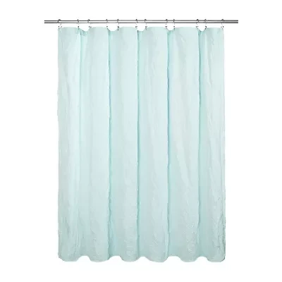 Awesome Home™ Solid Texture Shower Curtain