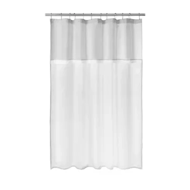 Awesome Home™ Starburst Snap Liner Hooks Shower Curtain Set