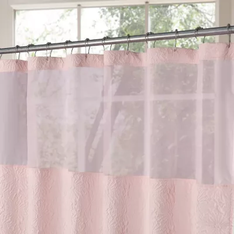 Awesome Home™ Starburst Snap In Liner Hooks Set Shower Curtain Set