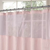 Awesome Home™ Starburst Snap In Liner Hooks Set Shower Curtain Set